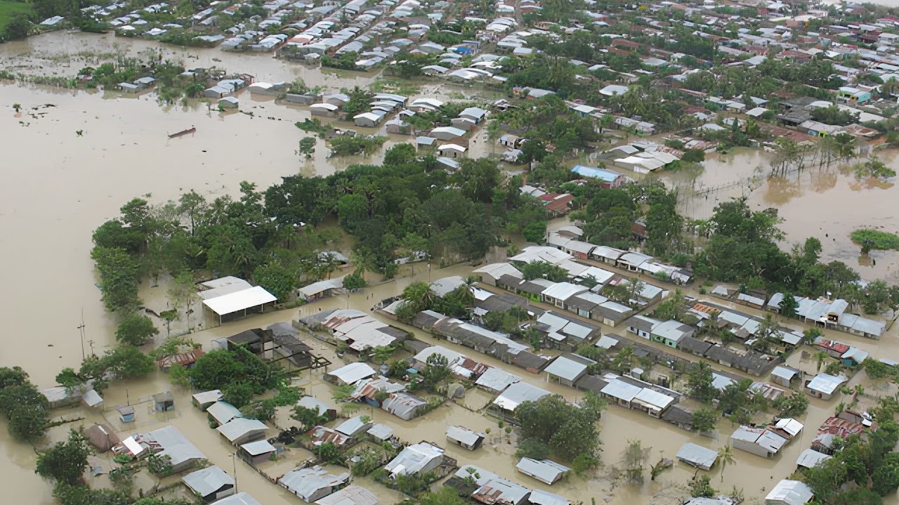 Inundación en Colombia