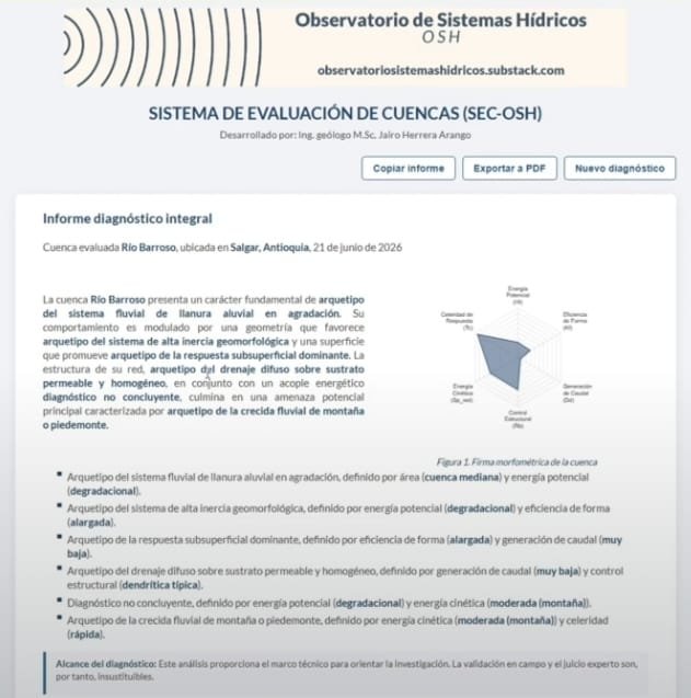 Informe diagnóstico del SEC